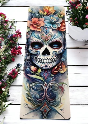 Lovely illustrated Skull printed bookmark, Page Saver, Book Lover Gift