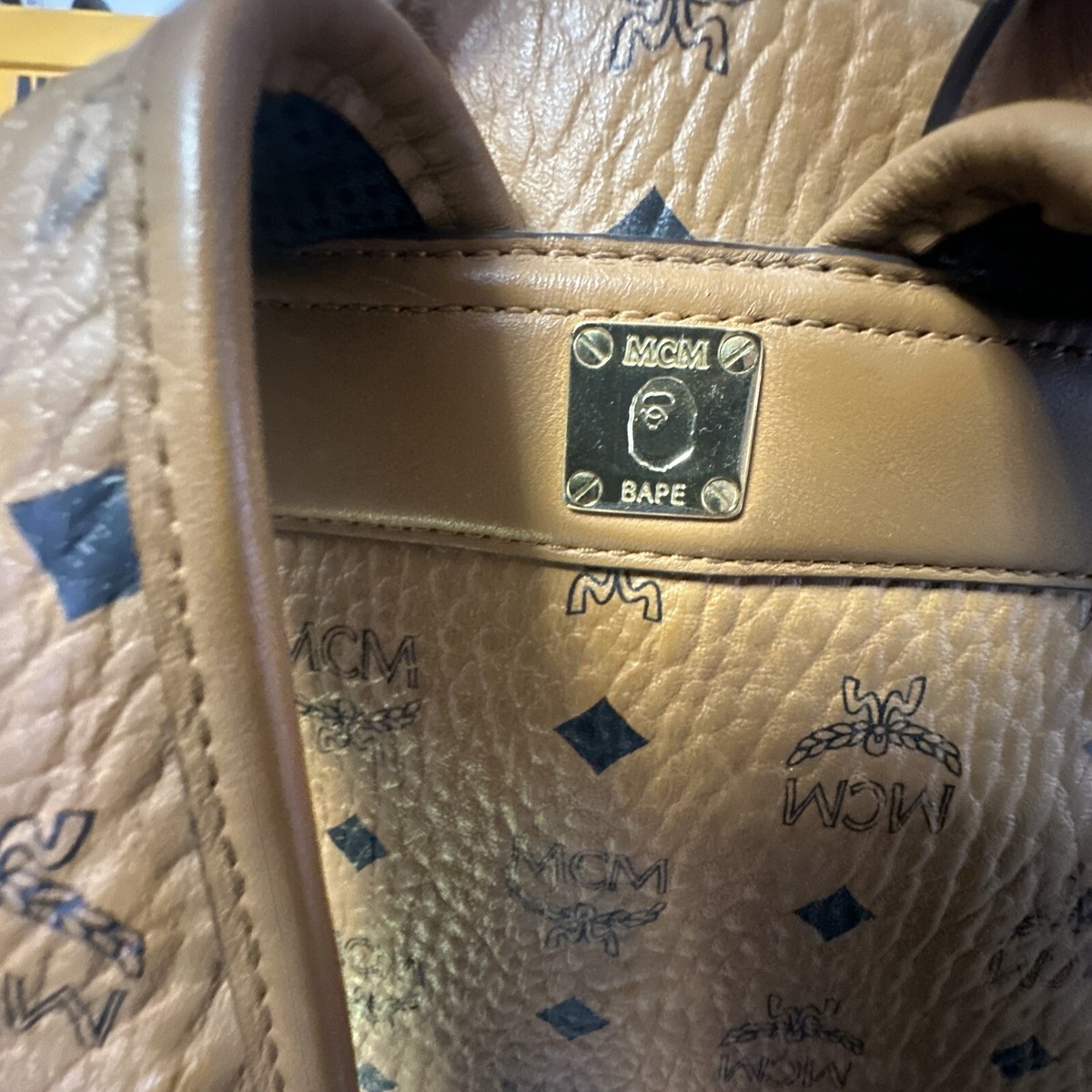 MCM X BAPE SHARK STARK BACKPACK | eBay
