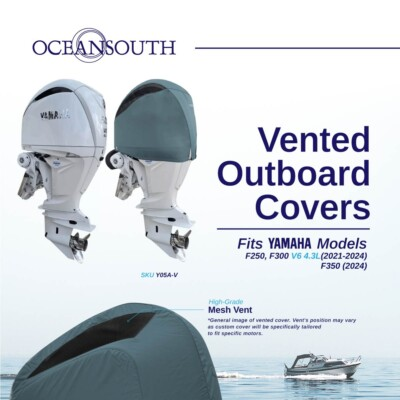 #ad #ad Oceansouth Vented Running Cover for Yamaha Outboards V6 4.3L F250 F300 F350 $134.20