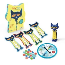 Pete the Cat Squeezer Game Educational Shapes Colors Matching Toy for Kids