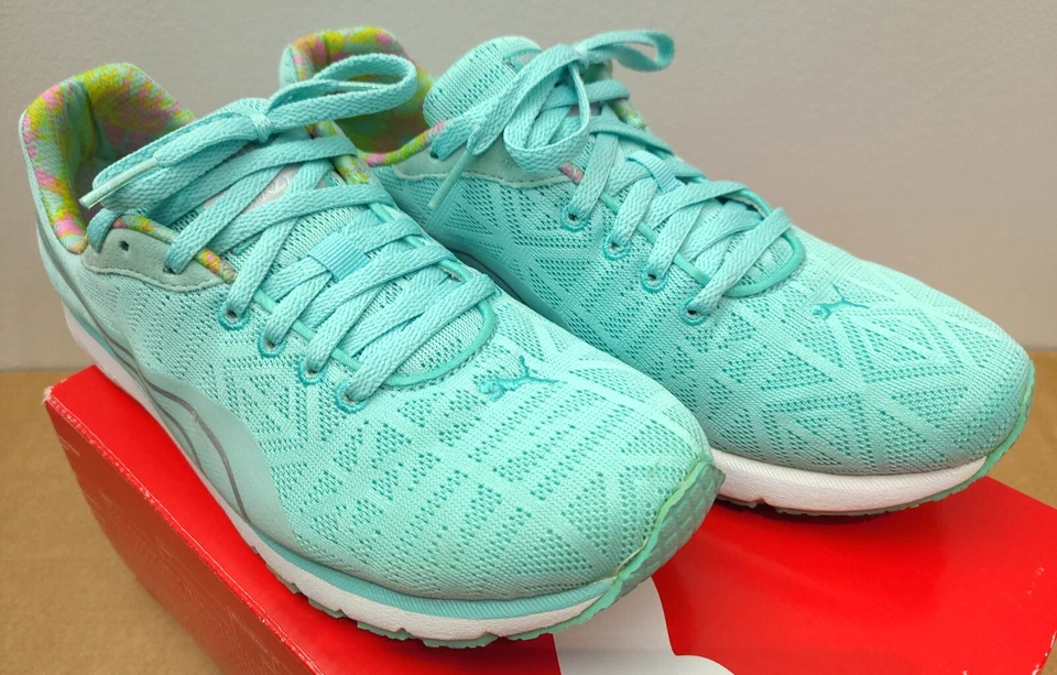 Mujer Puma Narita V2 Talla 9 Aruba Azul/Puma Plata Tenis Zapatos De Colección Foto 4 de 4