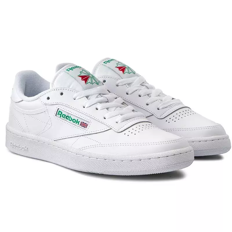 Interpersoonlijk Medicinaal suiker Reebok Classic Club C 85 Sneakers Trainers New White Green | eBay