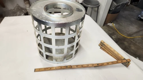 Wacker 5200022790 4" FM x 1.5 Sq Opening Irrigation Sump Pump Hose Strainer  NEW