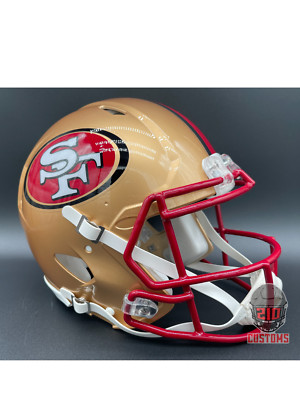 San Francisco 49ers (1996-2008)Authentic Riddell Full Size Speed Football Helmet