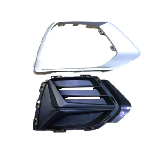 Pair For Audi Q3 2019-2022 ABS Front Bumper Grille Fog Lamp Fog Light Cover - Picture 6 of 6