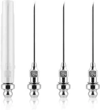 4 miniature grease injector needles, interchangeable grease gun needle tips