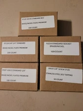 Snaps for Marine Canvas, Nickel Brass Finish, Apparel, Banners, Bags & Totes