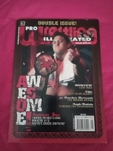 Samoa Joe  May 2006 Pro Wrestling Illustrated cover Rare 1st TNA wwe AEW NXT  - Zdjęcie 1 z 4
