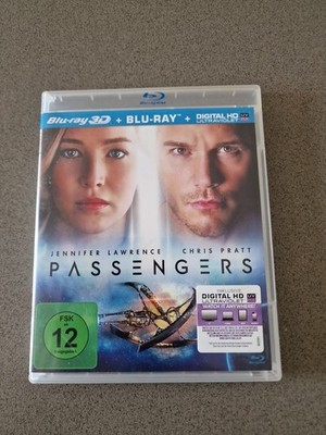 Passengers 3D & 2D Bluray , mit DIGITAL HD CODE , Hülle Hat Risse & Abgebrochen 