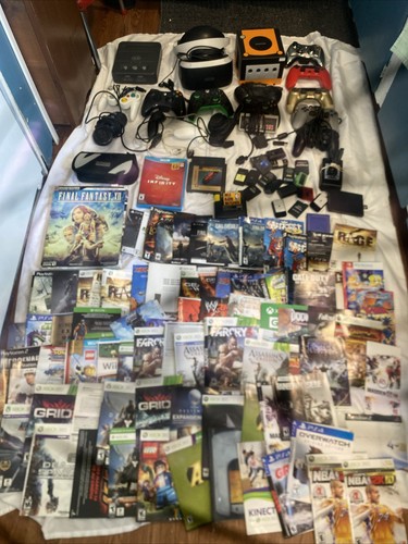 Massive Video Game Console Controller Manual Lot Untested As Is