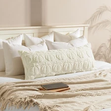 MIULEE Fall Throw Pillow Cover 14x36 Long Body Lumbar Autumn Decoration Cream...