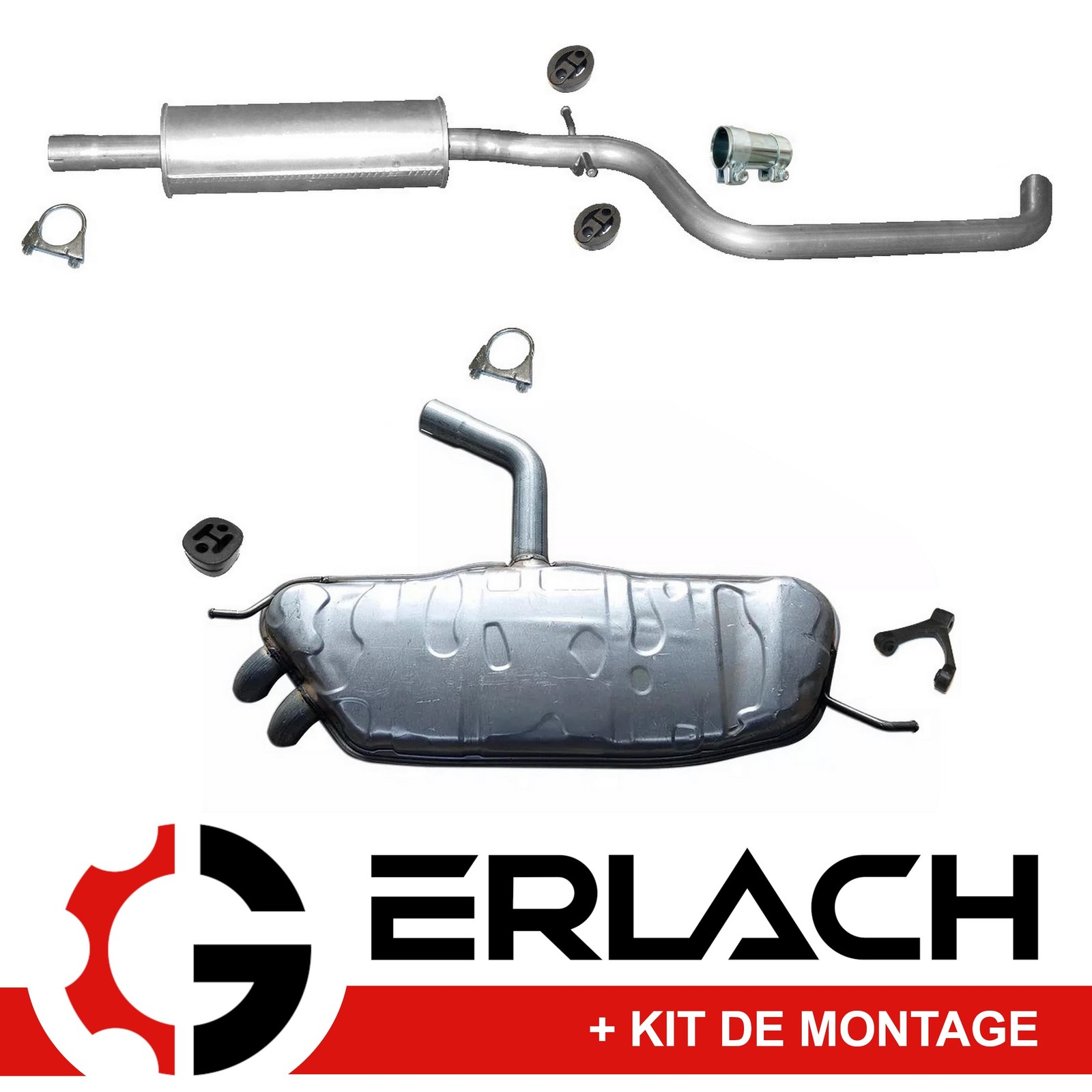 Echappement silencieux Golf Plus et Golf V 2.0 TDI anti-bruit