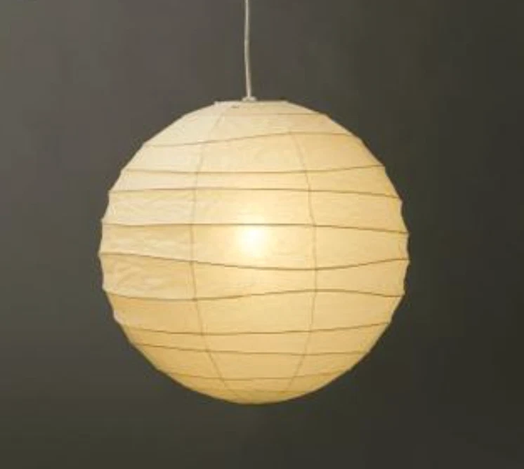 Isamu Noguchi AKARI 55D Lámpara Colgante Washiese Solo Luz Pantalla W 55cm H 53cm NUEVO Foto 4 de 4