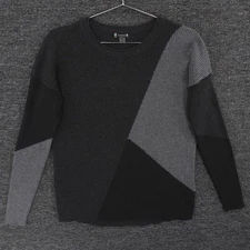 SmartWool Sweater Womens S Gray Colorblock Merino Wool Blend Outdoor Pullover