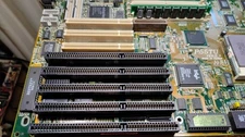 Socket 7 iwill p55tu 430hx scsi, intel cpu 100mhz, ram 8mb, at , 5x isa, 3x pci