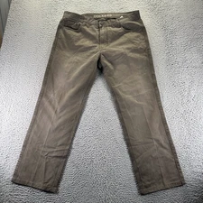 Dockers D3 Classic Pant Mens 36x32 Brown Cotton Chino Straight Preppy Business