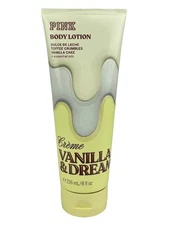 VICTORIA’S SECRET PINK VANILLA & DREAMY CREME FRAGRANCE BODY LOTION CREAM 8 oz