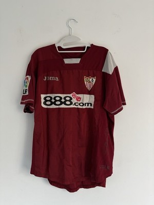 SEVILLA SPAIN AWAY 2007/08 ORIGINAL FOOTBALL SHIRT TRIKOT JOMA GRÖSSE M