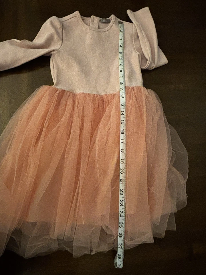 Vestido rosa Toto Heros niñas talla 8T EE. UU. Foto 4 de 4