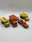 Vintage Matchbox Lesney Construction Vehicles Lot - Quarry Truck, Cement Mixer