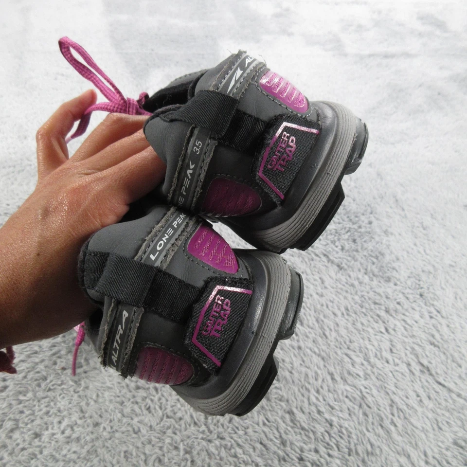 Altra Lone Peak 3.5 Trail Running Shoes Womens Size 8 Purple Gray AFW1755F-1 - Image 3 of 4