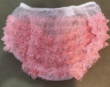 vintage Sam's sheer ruffle panties large