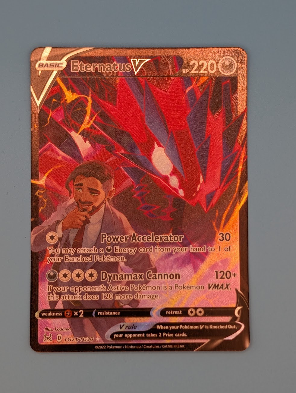 Eternatus V TG21/TG30 Swsh11: Lost Origin Trainer Gallery Holo