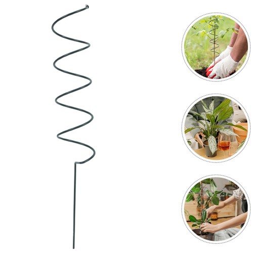 5 Pcs Spiral Plant Support Watermelon Trellis Rose Tomato Stakes Cucumber