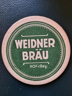 VK Bierdeckel BRAUEREI Weidner HOF i Bayern
