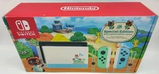 Nintendo Switch Animal Crossing Edition Box ONLY + Case Protector VGC FREE SHIP!