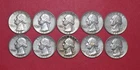 Washington Quarter Silver Lot - 10 Mixed Later Dates