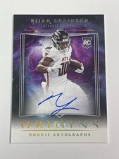 2023 Panini Origins #RABIR Bijan Robinson Rookie Autographs RC Atlanta Falcons