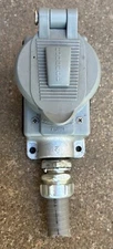 Hubbell 60A 230 VAC Twist-Lock Receptacle Outlet Phase 1