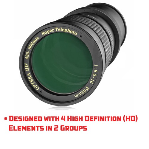 420-800mm Super Telephoto Zoom Lens for Canon EF Mount Digital SLR Cameras - Picture 6 of 12