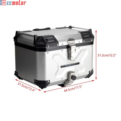 42L Luggage Case W/ Rack Bracket For Harley Softail Fat Bob FXFB FXFBS 2018-2025 - Picture 9 of 10