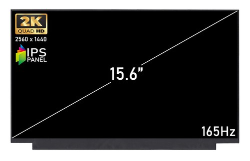 15,6" LED LAPTOP BILDSCHIRM FÜR BOE N156KME-GNA REV.C4 QHD IPS 40PINS MATT 165HZ - Bild 2 von 6