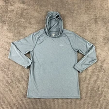 AFTCO Hoodie Womens Extra Large Blue Fishing Tackle Performance Stretch Casual