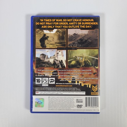 Killzone PlayStation 2 PS2 Game + Manual PAL CIB Free Postage - Picture 2 of 8