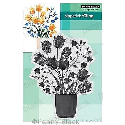 Flores e Plantas Penny Black carimbos de borracha Craft