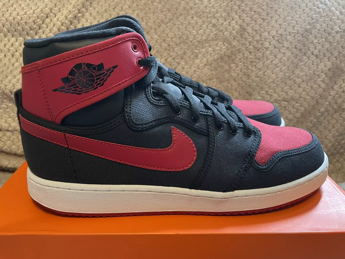 Nike Air Jordan 1 AJKO Retro Bred Black Red White 638471 001 Mens Size 11 Rare