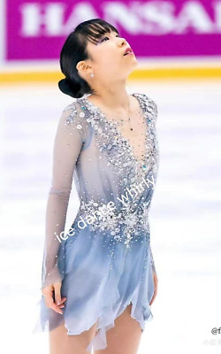 ice figure skating competition dress Gymnastics costume dance Dress dyeing