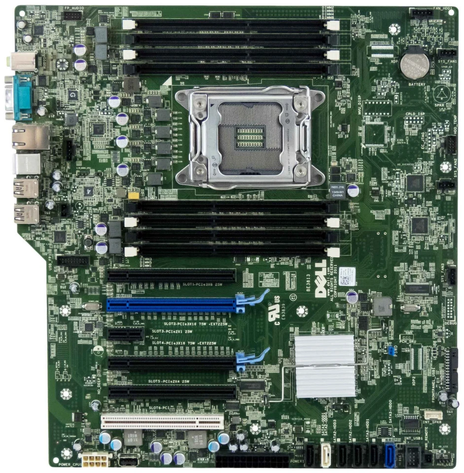 Dell 09M8Y8 LGA2011 8x DDR3 Pcie PCI Motherboard Fürprecision T3610 - Image 2 of 2