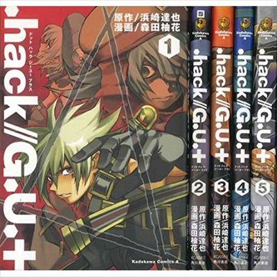 hack//G.U. plus Vol.1-5 Comics Complete Set Japan Comic F/S