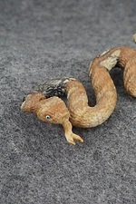 Rattlesnake Zuni Fetish Carving - Travis Lasiloo