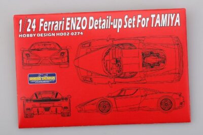 1/24 Enzo Ferrari Photo-Etched Parts Set Tamiya Hobby Design Hd02-0274