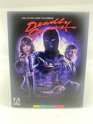Deadly Games Blu Ray With Slipcover Like New By Arrow Video