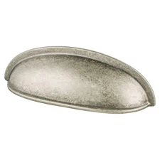 Berenson American Classics 3" c.c. Cabinet Cup Pull (Weathered Nickel)