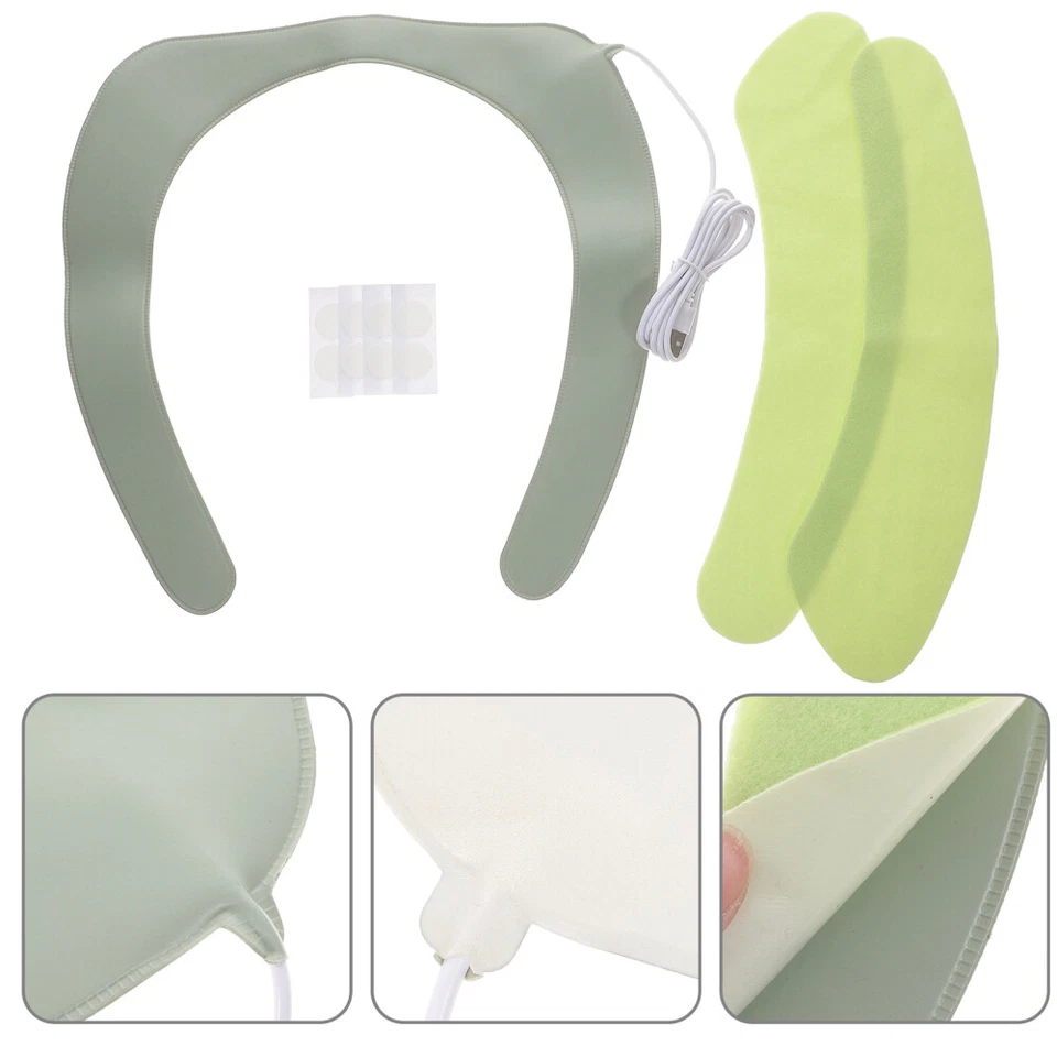 Sedile WC Riscaldato Caldo per Bagno Riscaldante Sedili Cuscino da Viaggio Copricuscino - Immagine 3 di 4