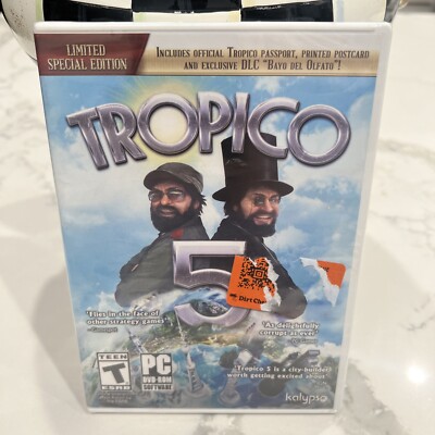 Tropico 5: Limited Special Edition (PC, DVD-ROM, 2014) NEW FACTORY SEALED