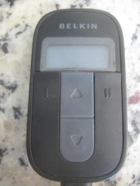 Belkin TuneFM FM Transmitter For IPod – Black, Aux Port – Model F8Z179eaBLK